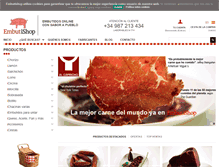 Tablet Screenshot of embutishop.com